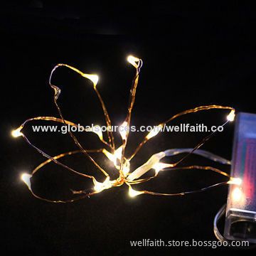 Outdoor LED string lights with RGB and multicolor are available, for party decoration